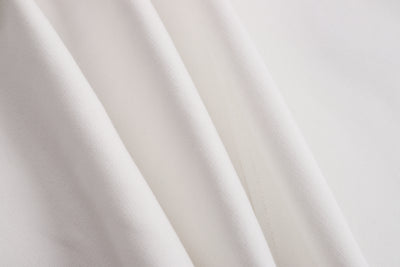 Embroidered Blossom and Kitsune Mask Zip Up (Oversized) - White