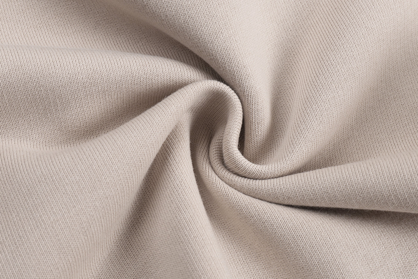 Embroidered Autumn Tranquility Zip Up (Oversized) - Beige
