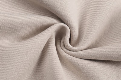 Embroidered Autumn Tranquility Zip Up (Oversized) - Beige