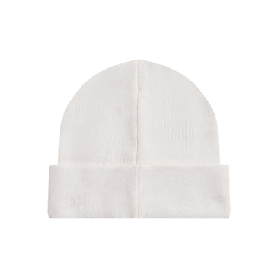 Embroidered Koi Pond Beanie - Off White