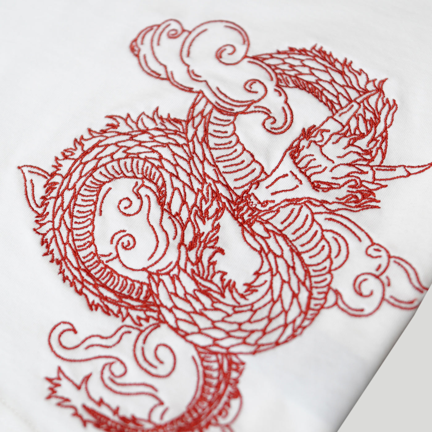 Embroidered Heavy Weight Nimbus Dragon T Shirt