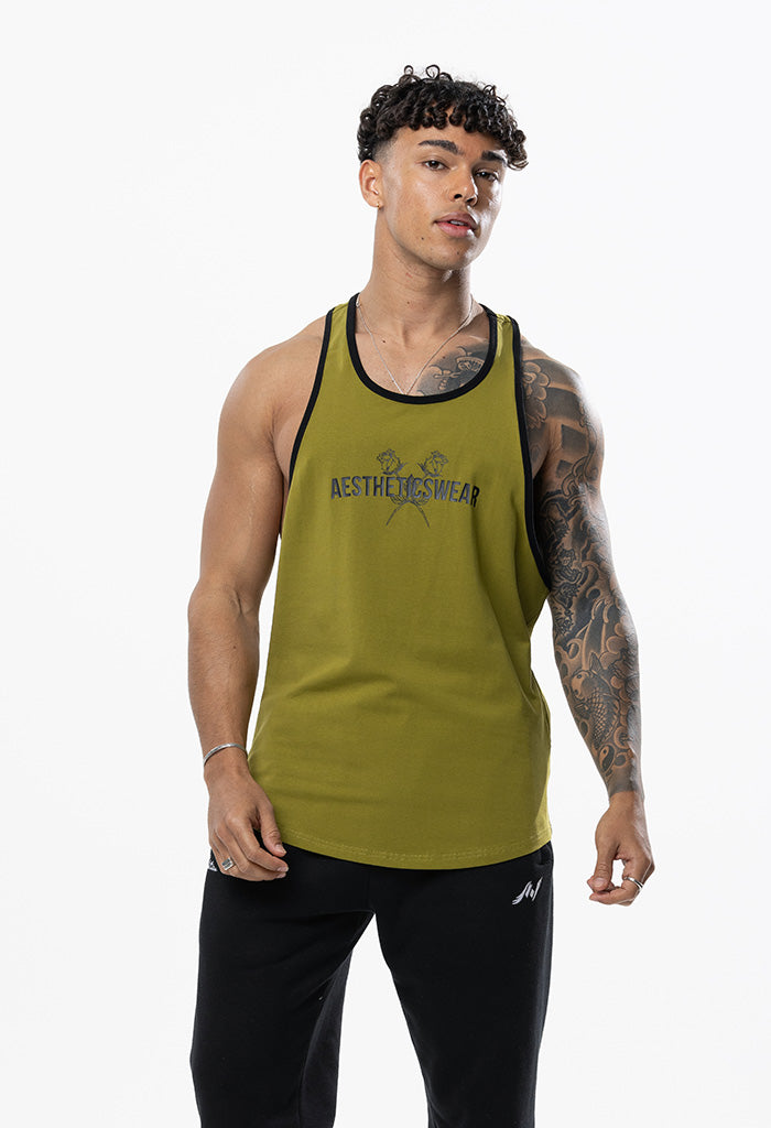 Aestheticswear Stringer - Moss Green